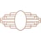 Ekena Millwork Elizabeth Wood Fretwork Pierced Ceiling Medallion, Cherry, 16"W x 8"H x 4 3/8"IW x 7 5/8"IH x 3/8"T CMWP16X08X0375EBCH - alternate 4
